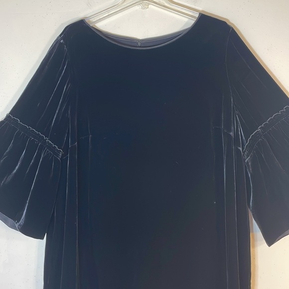 Lafayette 148 New York 2X Black Velvet Roslin Dress from Nordstrom Liquidation. - Picture 5 of 13